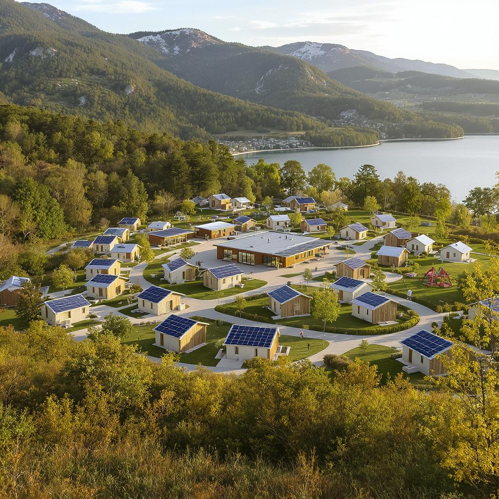 Vista aérea del proyecto LiveVillages