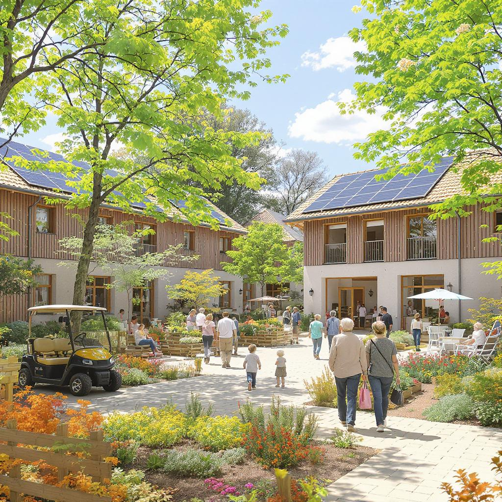 Residentes y espacios verdes